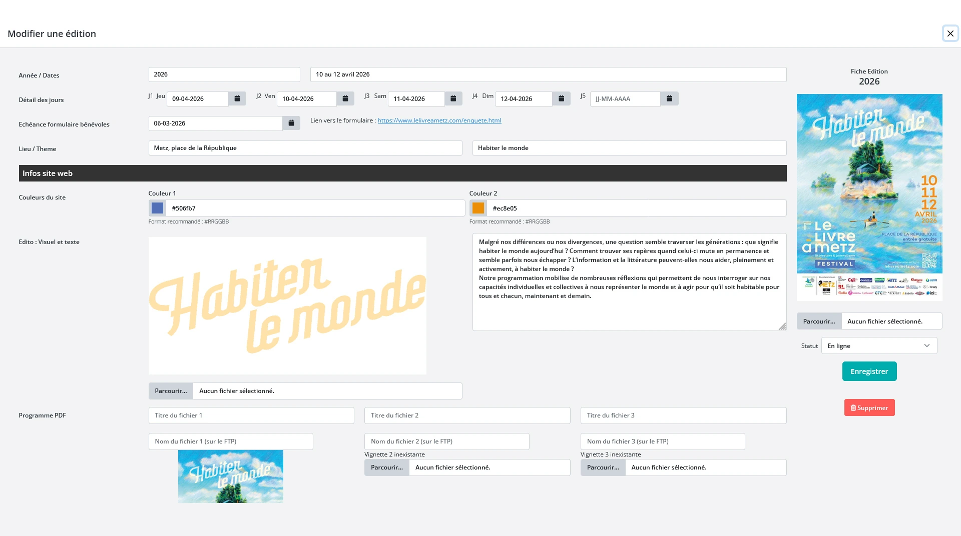 Le Livre à Metz - CRM