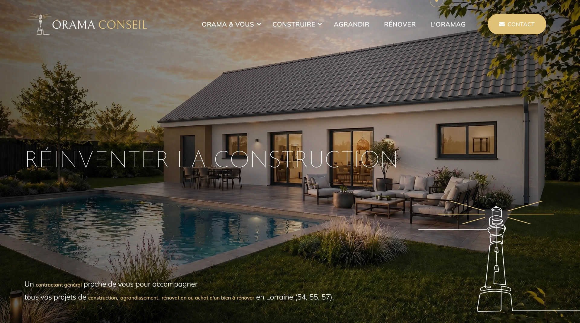 ORAMA CONSEIL - Site web